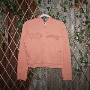 Medium - Vintage Y2K Billabong 00s raw hem surf femme hoodie